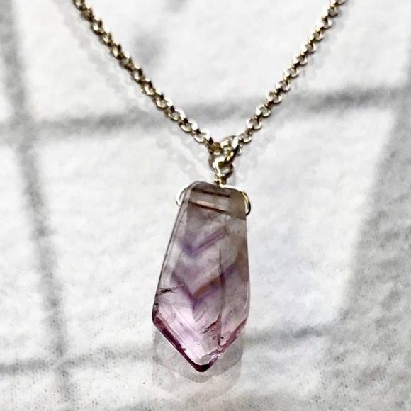 Jewelry - Hand Crafted Amethyst Charm Necklace